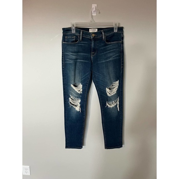 Frame me garçon mid rise distressed jeans size‎ 26 - Picture 5 of 10